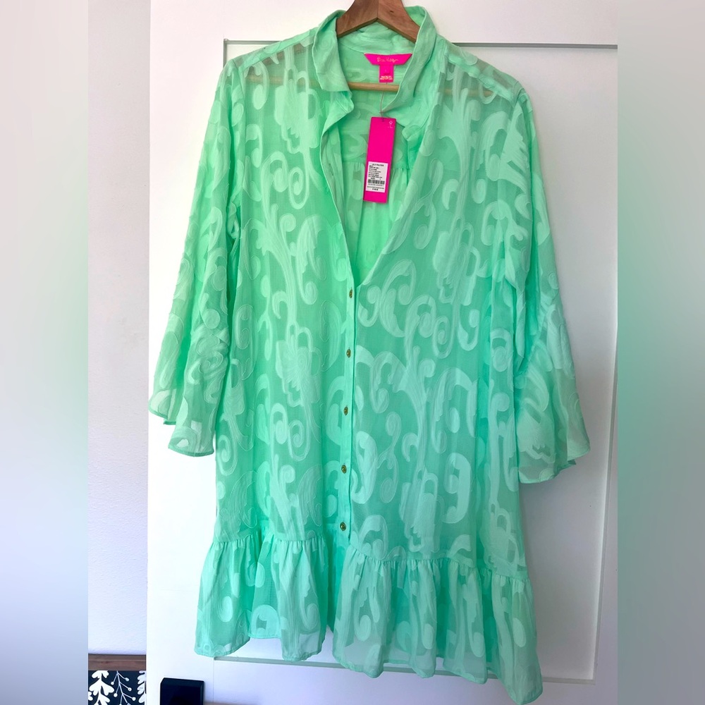 NWT Lilly Pulitzer Linley Collared Coverup